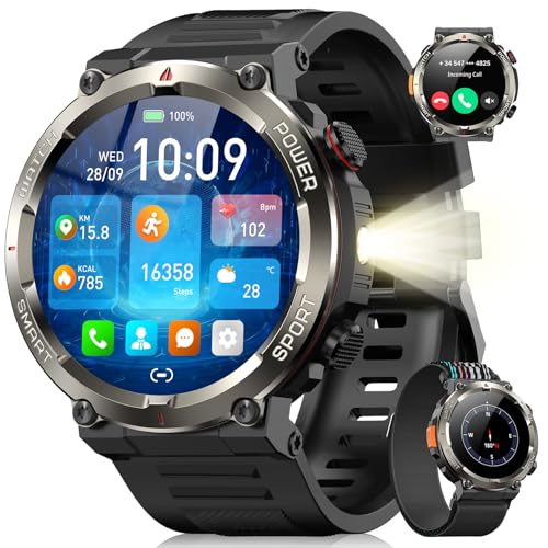 Blackview Smartwatch Herren, Beleuchtung,...