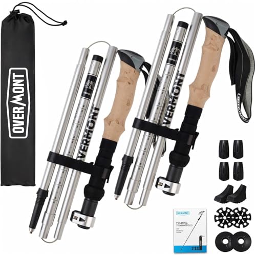 Overmont Wanderstöcke Carbon, 7075 Aluminium...