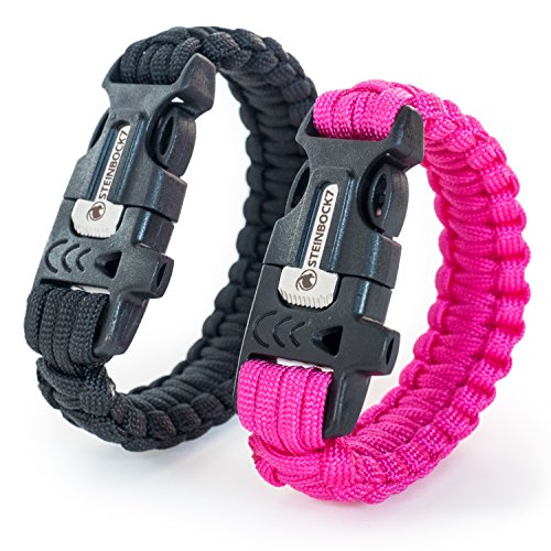 Steinbock7 Hochkönig 3-in-1 Paracord-Armband...
