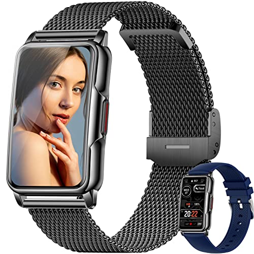 Smartwatch Damen 1,47 Zoll Armbanduhr mit...