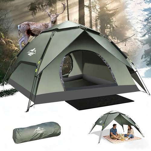 Zelt 2-3 Personen Campingzelt Pop Up - 40s...