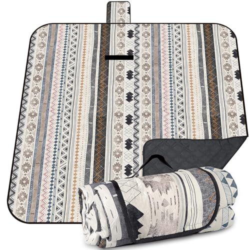 PQETBV Picknickmatten 200 cm x 200 cm,...