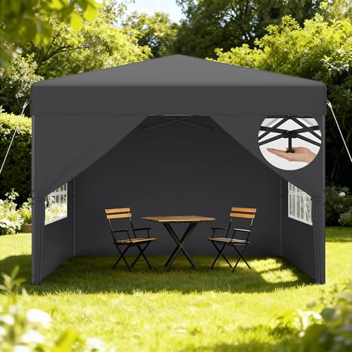 Aufun Pop Up Pavillon 2.5x2.5m Wasserdicht...