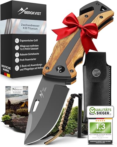 BERGKVIST® K30 Titanium Klappmesser...