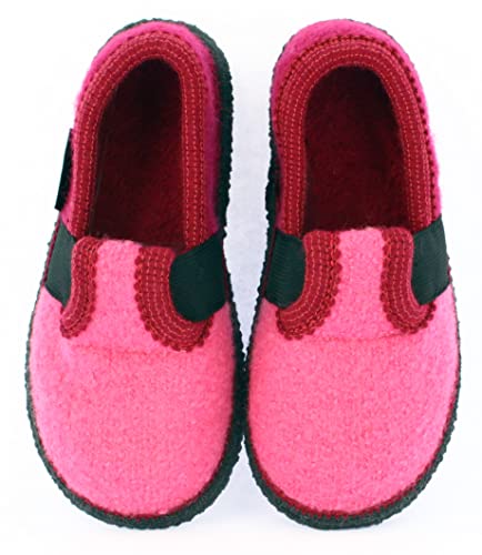 Beck Unisex Kinder Bobby Hausschuhe, Pink, 34...