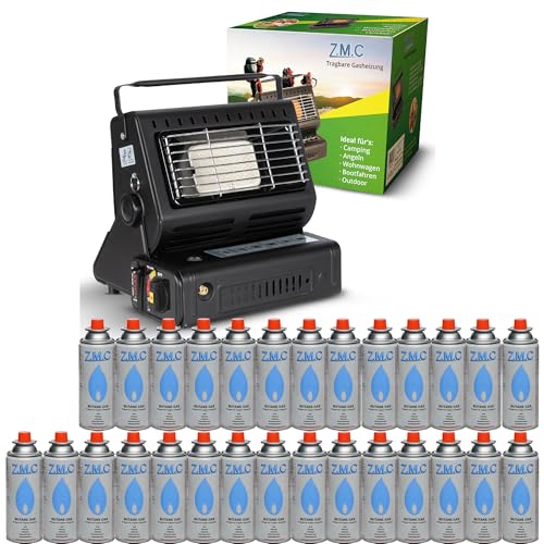 Z.M.C 2-in-1 Tragbare Keramik Gasheizung und...