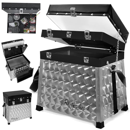 Roy Fishers Sitzkiepe mit 2 Laden/Angelkiste,...