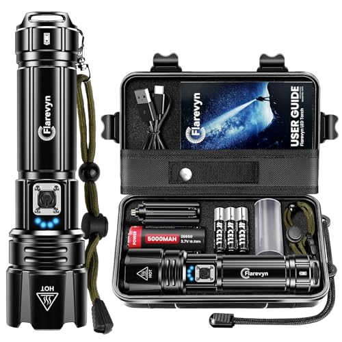 Flarevyn Hochleistungs-LED-Taschenlampen -...