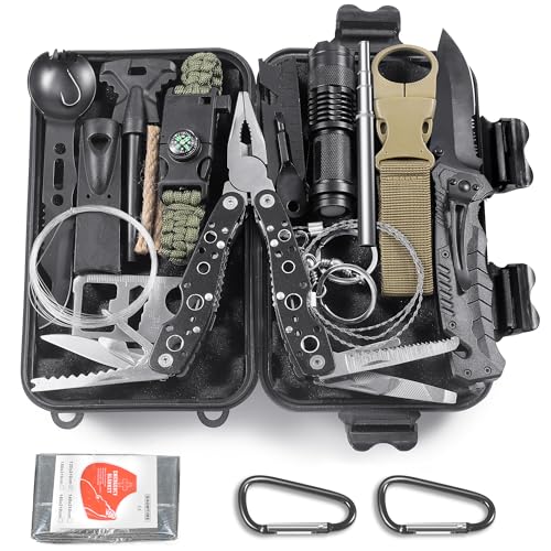 Graxury 14 in 1 Survival Kit...