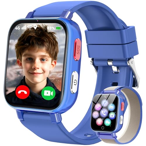 4G Smartwatch für Kinder GPS, Kinder Watch...