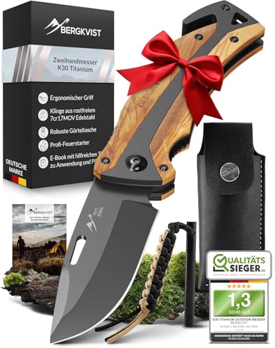 BERGKVIST® K30 Titanium Klappmesser...