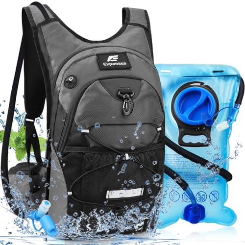 Expansea Trinkrucksack mit Trinkblase 3L...