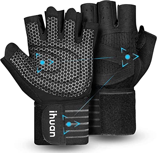 ihuan Belüftete Fitness Handschuhe mit...