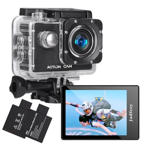 Jadfezy Action Cam FHD 1080P/12MP,...
