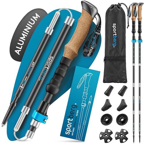 SPORTBERG Wanderstöcke faltbar aus Aluminium...