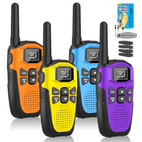 Walkie Talkie 4er Set,NXGKET Walkie Talkie...