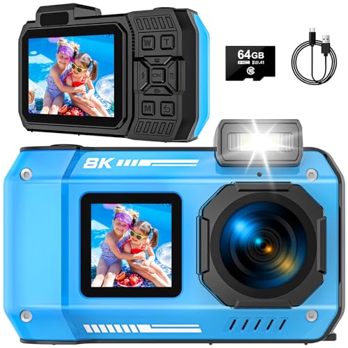 Digitalkamera, Yixinxin 8K Unterwasserkamera,...