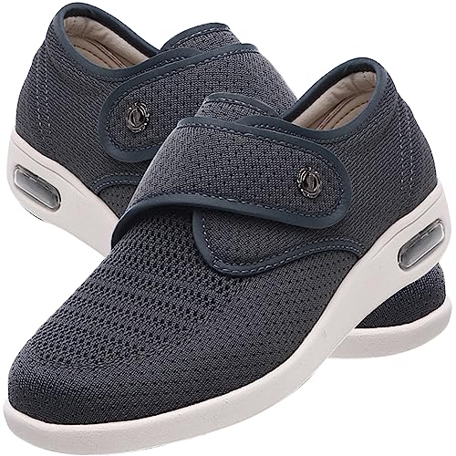 AZMAHT Senioren Schuhe mit Klettverschluss,...