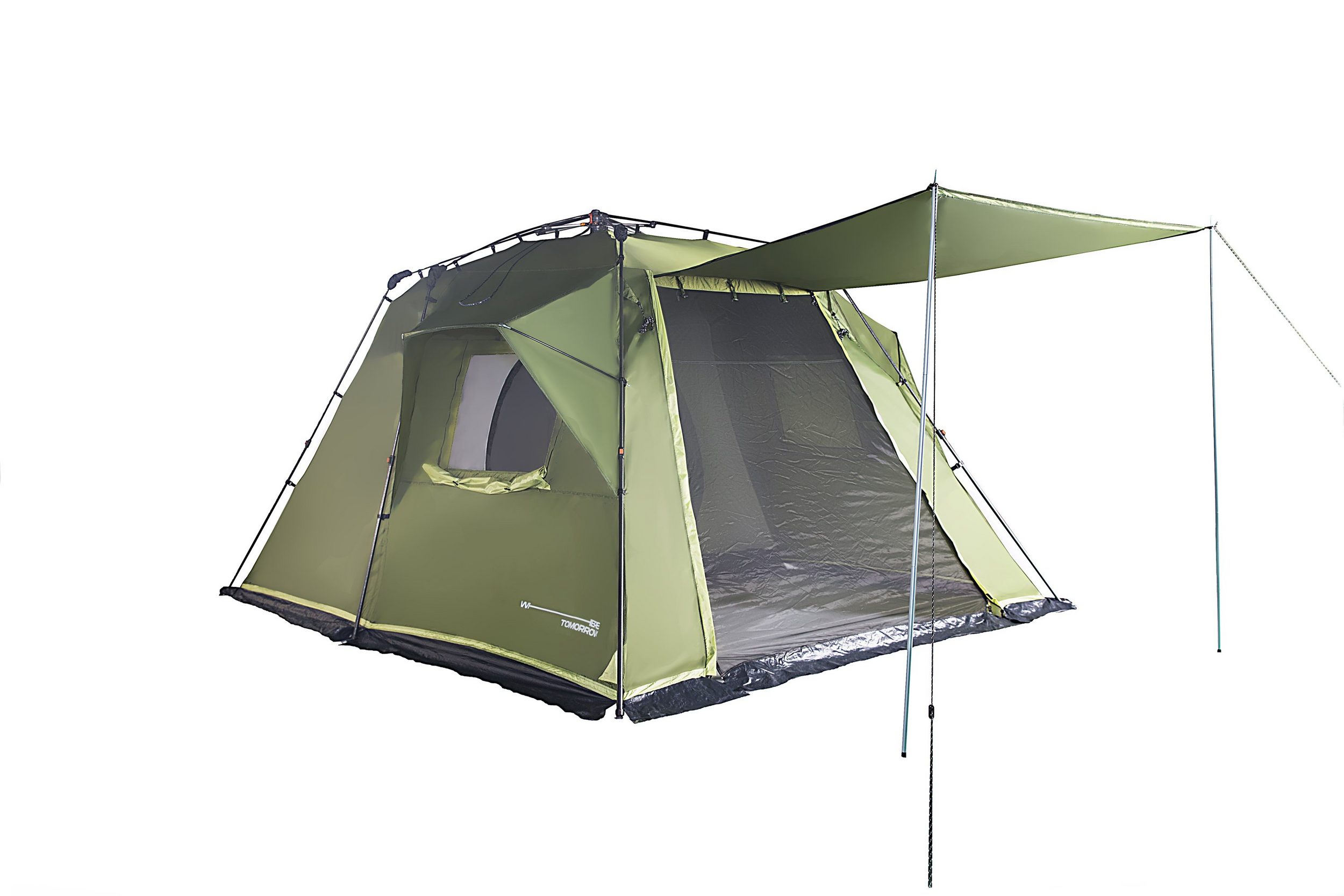 Lumaland Gruppenzelt 4-5 Personen Zelt mit Sonnendach